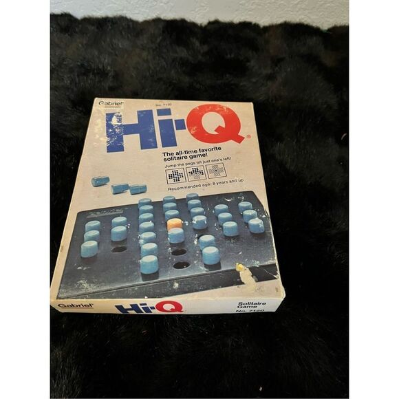 Vintage 1978 HI-Q Gabriel #7120 Solitaire Game w/ Box complete - Picture 1 of 3